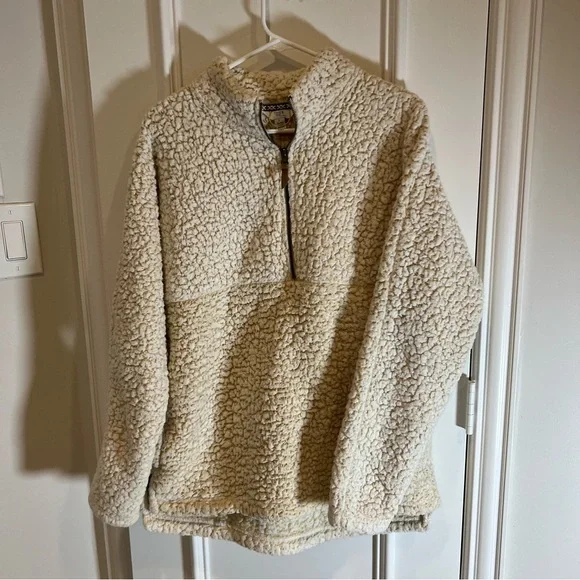 🍉Time And Tru - Oatmeal Teddybear Sweatshirt - L - Picture 1 of 2